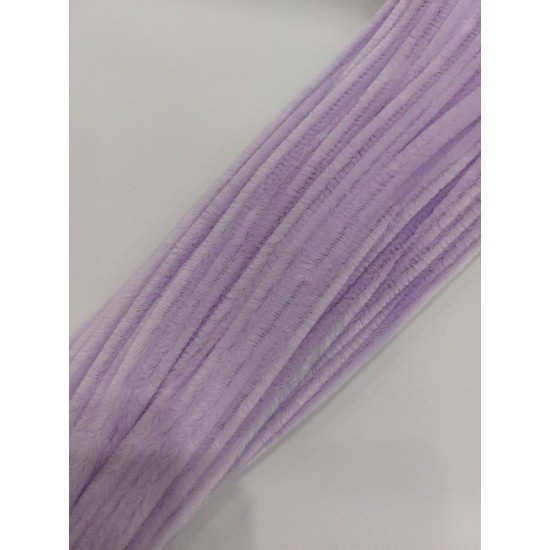 Проволока синельная 30 см цв. светло-сиреневый, цена за 10 шт